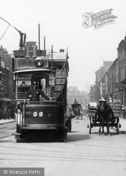 Hull, Tram In George Street 1903, Kingston Upon Hull