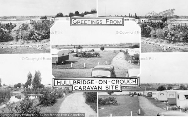 Photo of Hullbridge, Caravan Site Composite c.1955