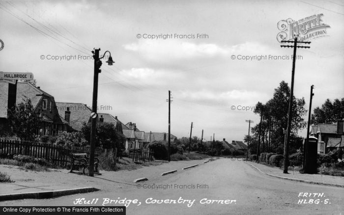 Photo of Hullbridge, Coventry Corner c.1955