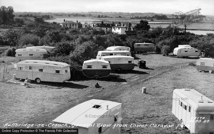 Photo of Hullbridge, General View From Tower Caravan Park c.1960
