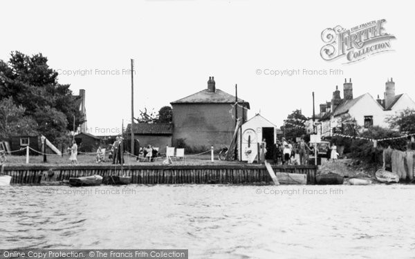 Photo of Hullbridge, The Ferry Jetty c.1955