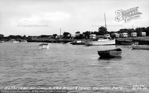 Photo of Hullbridge, The River Crouch And Tower Caravan Park c.1960
