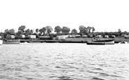 Hullbridge, the River Crouch and Tower Caravan Park c1960
