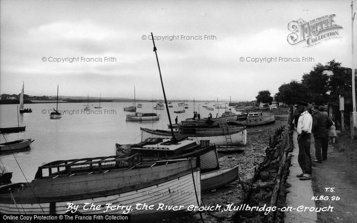 Photo of Hullbridge, The River Crouch By The Ferry c.1960