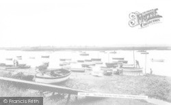 The River Crouch From The Yacht Station c.1960, Hullbridge