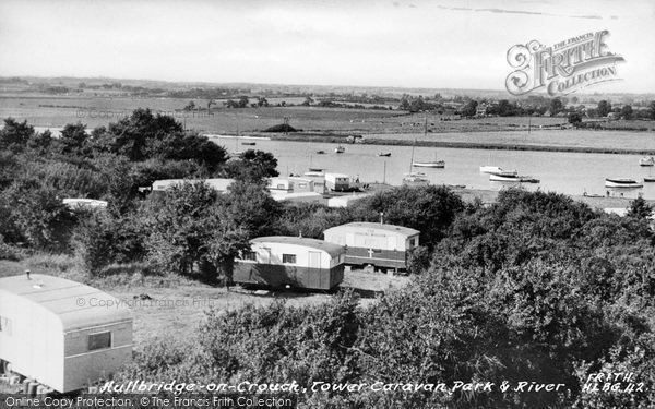 Photo of Hullbridge, Tower Caravan Park And River c.1960
