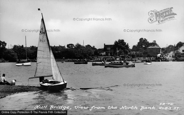 Photo of Hullbridge, View From The North Bank c.1955