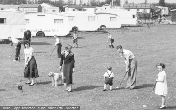 Photo of Humberston, A Game Of Golf, Beacholme Holiday Camp c.1955