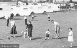 A Game Of Golf, Beacholme Holiday Camp c.1955, Humberston