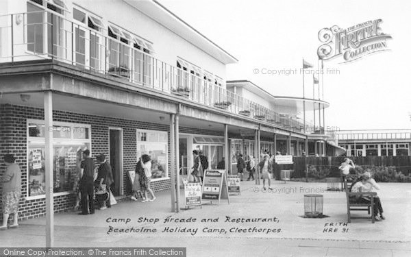 Photo of Humberston, Beacholme Holiday Camp, Shop Arcade And Restaurant c.1960
