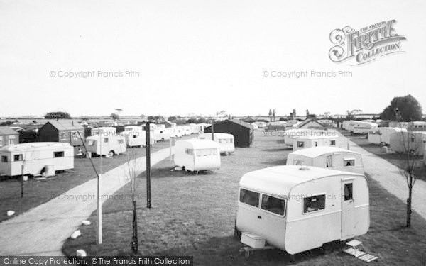 Photo of Humberston, Listers Caravan Site c.1960
