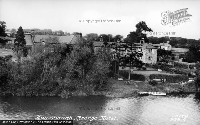 Photo of Humshaugh, George Hotel c.1955