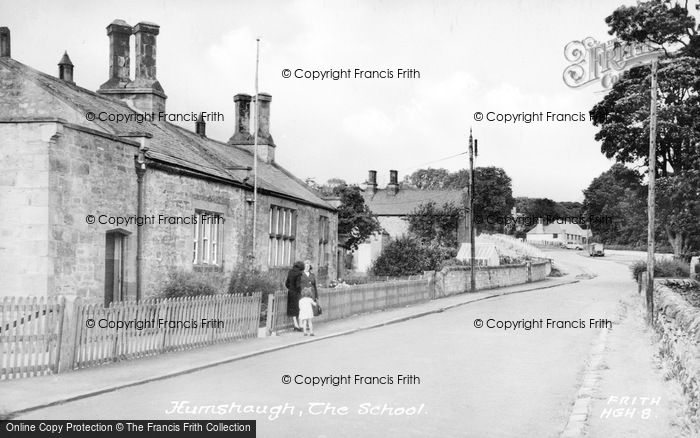 Photo of Humshaugh, The School c.1955