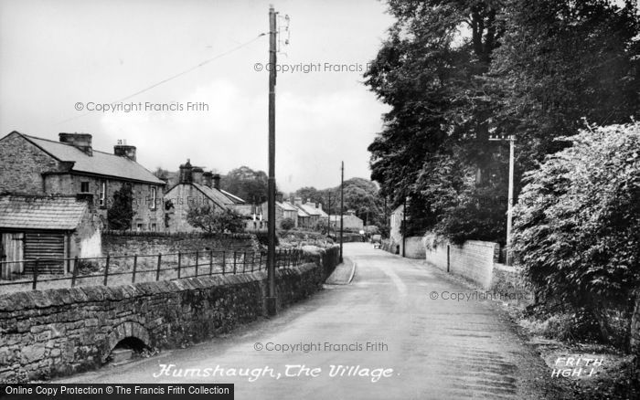 Photo of Humshaugh, The Village c.1955