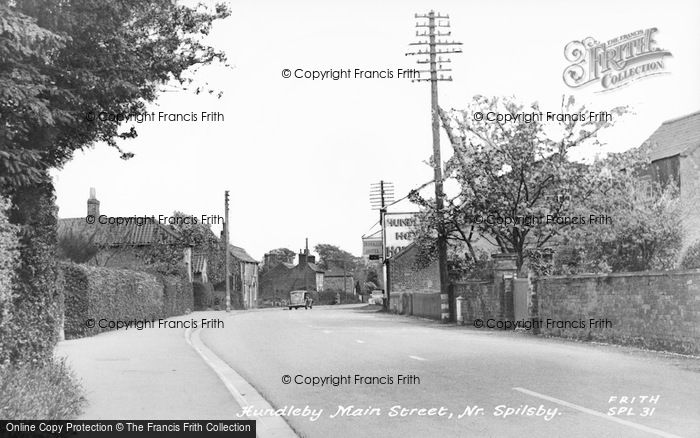 Photo of Hundleby, Main Street c.1955