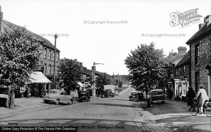 Photo of Hungerford, High Street c.1955