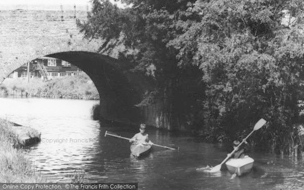 Photo of Hungerford, The Canal, Boys Kayaking c.1960