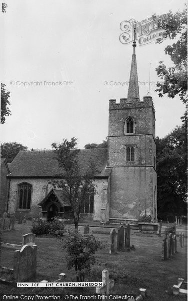 Photo of Hunsdon, St Dunstan's Church c.1965