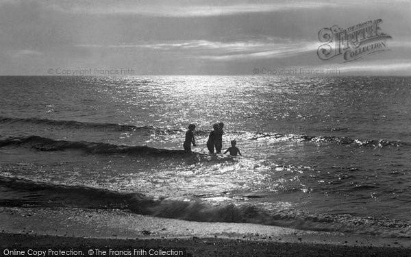 Photo of Hunstanton, Bathing By Moonlight 1927