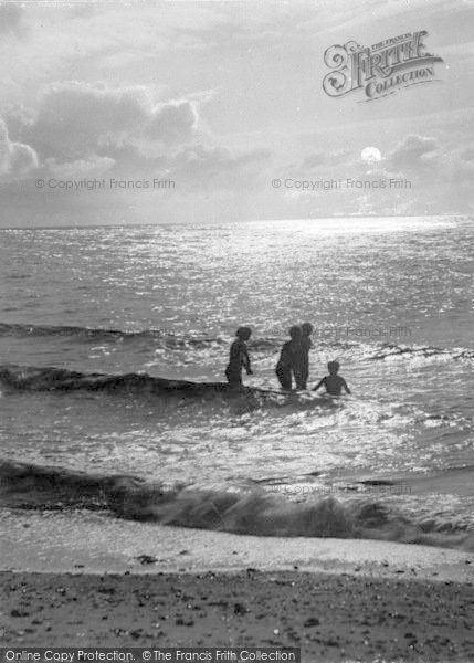 Photo of Hunstanton, Bathing By Moonlight 1927