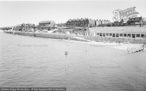 Photo of Hunstanton, Beach From The Pier c.1955