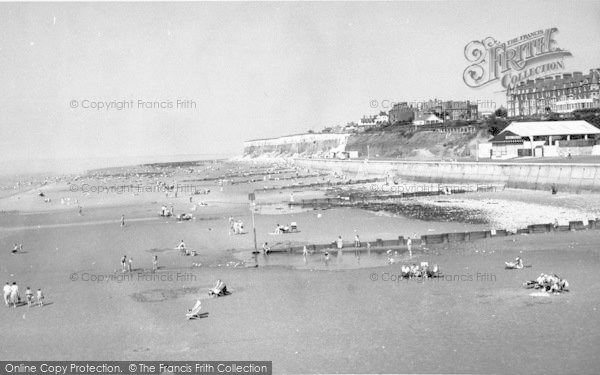 Photo of Hunstanton, Beach Looking East c.1960