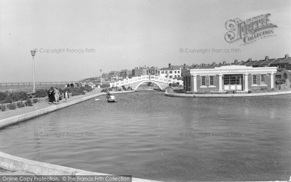 Photo of Hunstanton, Boating Lake And Cafe c.1955