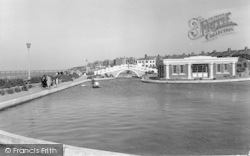 Boating Lake And Cafe c.1955, Hunstanton