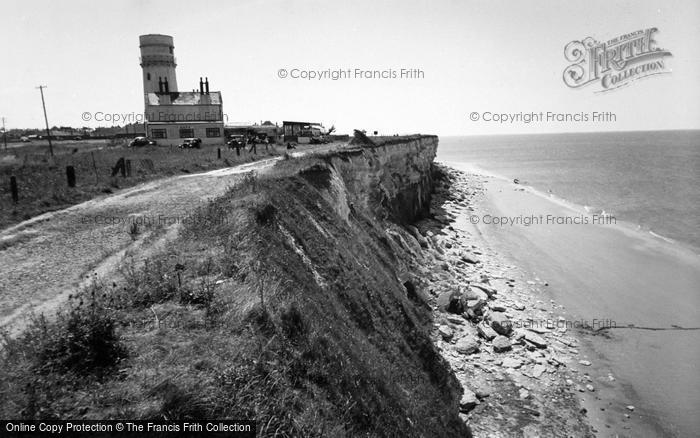 Photo of Hunstanton, Cliffs And Lighthouse c.1955