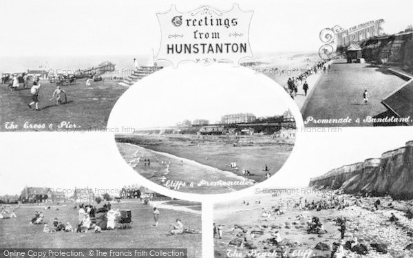Photo of Hunstanton, Composite c.1955