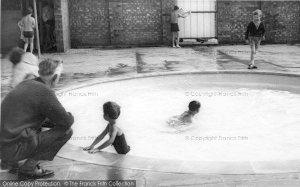 Photo of Hunstanton, Manor Park Caravan Site, Paddling Pool c.1965
