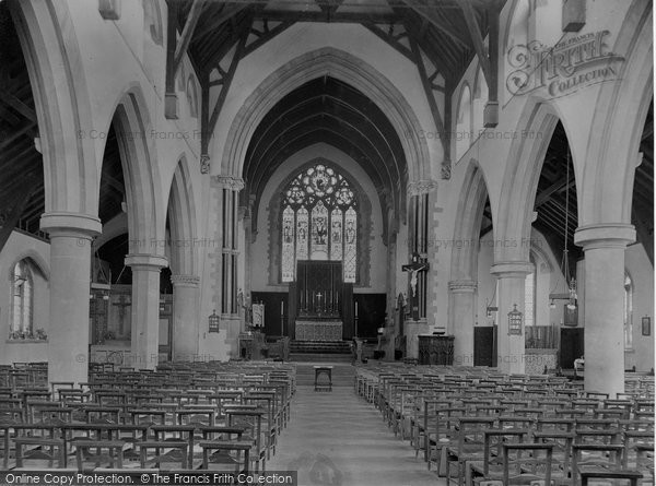 Photo of Hunstanton, St Edmund's Church Interior 1921