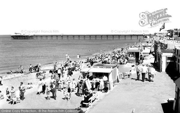 Photo of Hunstanton, The Beach And Pier c.1955