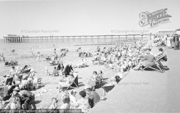 Photo of Hunstanton, The Beach And Pier c.1955