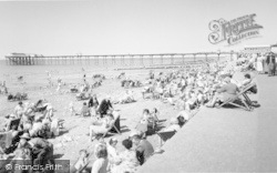 The Beach And Pier c.1955, Hunstanton