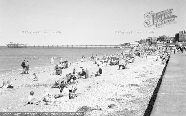 Photo of Hunstanton, The Beach c.1955