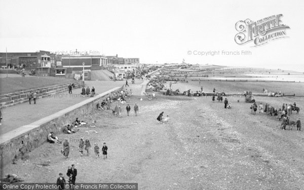 Photo of Hunstanton, The Beach From The Pier c.1955