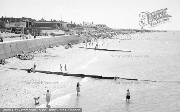 Photo of Hunstanton, The Beach From The Pier c.1955
