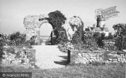 The Garden Of Rest And The Lighthouse c.1955, Hunstanton