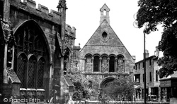 All Saints Church And Old Grammar School c.1955, Huntingdon