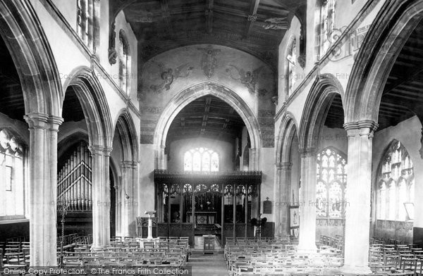 Photo of Huntingdon, All Saints' Church Interior 1898