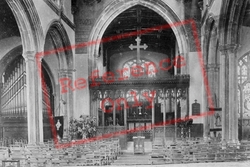 All Saints' Church Interior 1901, Huntingdon