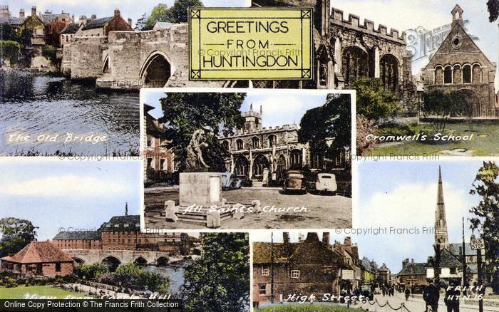 Photo of Huntingdon, Composite c.1955