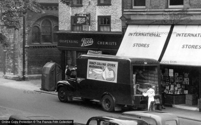 Photo of Huntingdon, Delivery Van c.1955