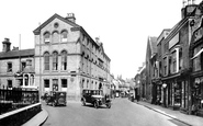 High Street And George Hotel 1929, Huntingdon