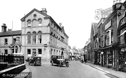 High Street And George Hotel 1929, Huntingdon