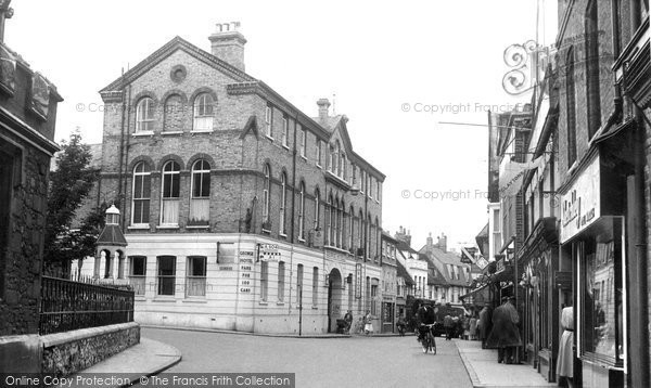 Photo of Huntingdon, High Street And George Hotel c.1955