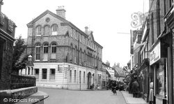 High Street And George Hotel c.1955, Huntingdon
