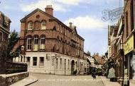 High Street And George Hotel c.1955, Huntingdon