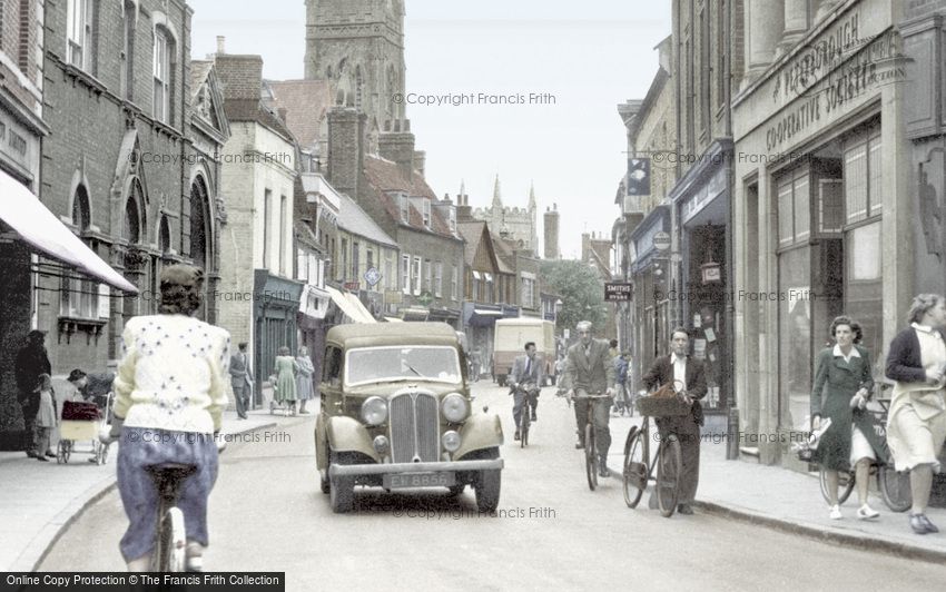 Huntingdon, High Street c1950